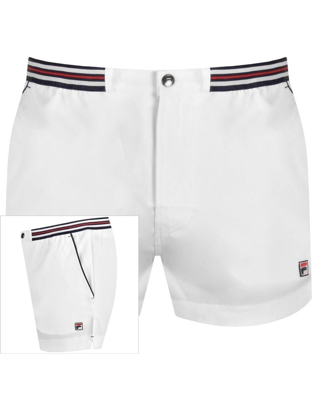 Fila White Hightide 4 Shorts for men