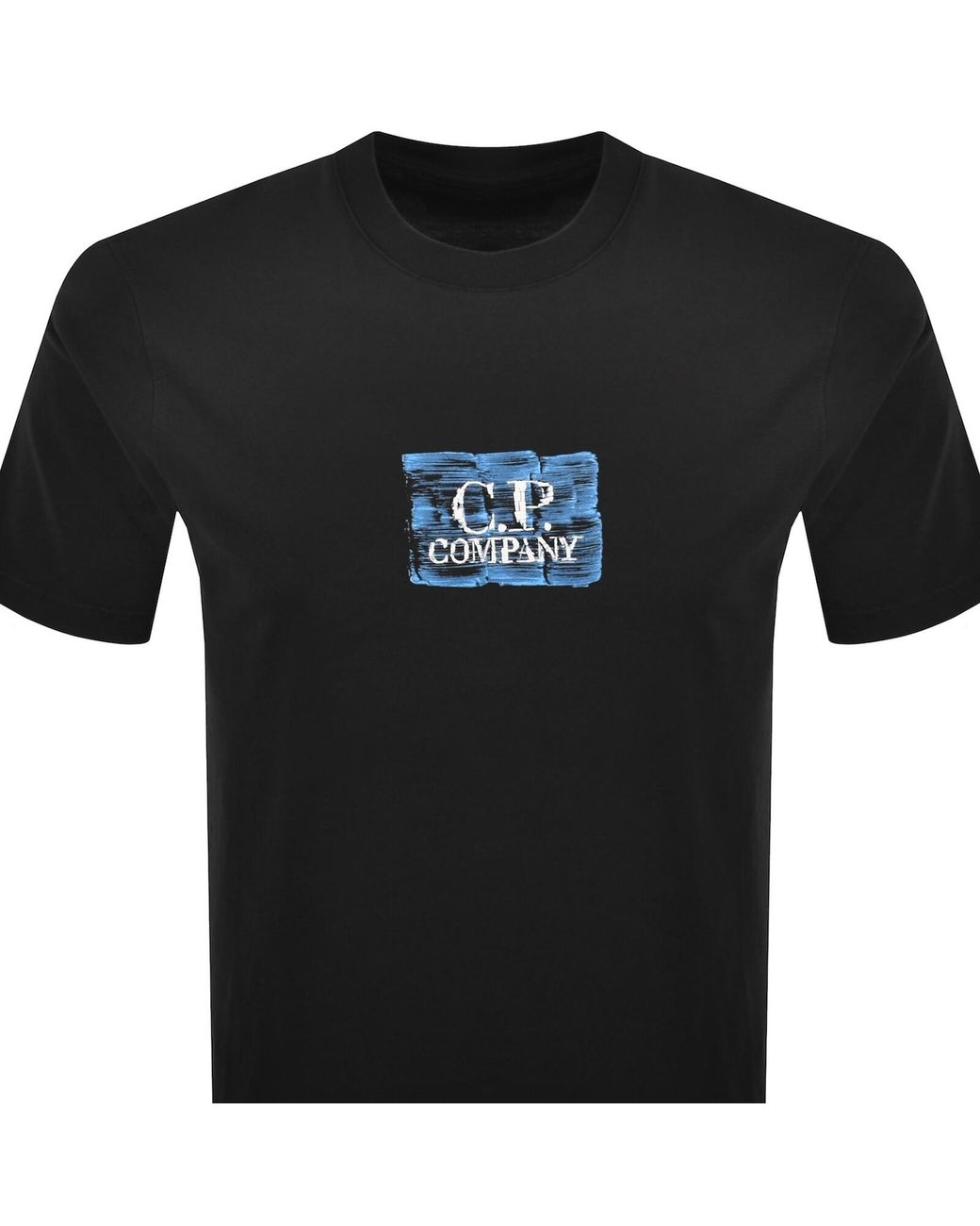 C P Company Black Cp Company Back Logo T Shirt for men