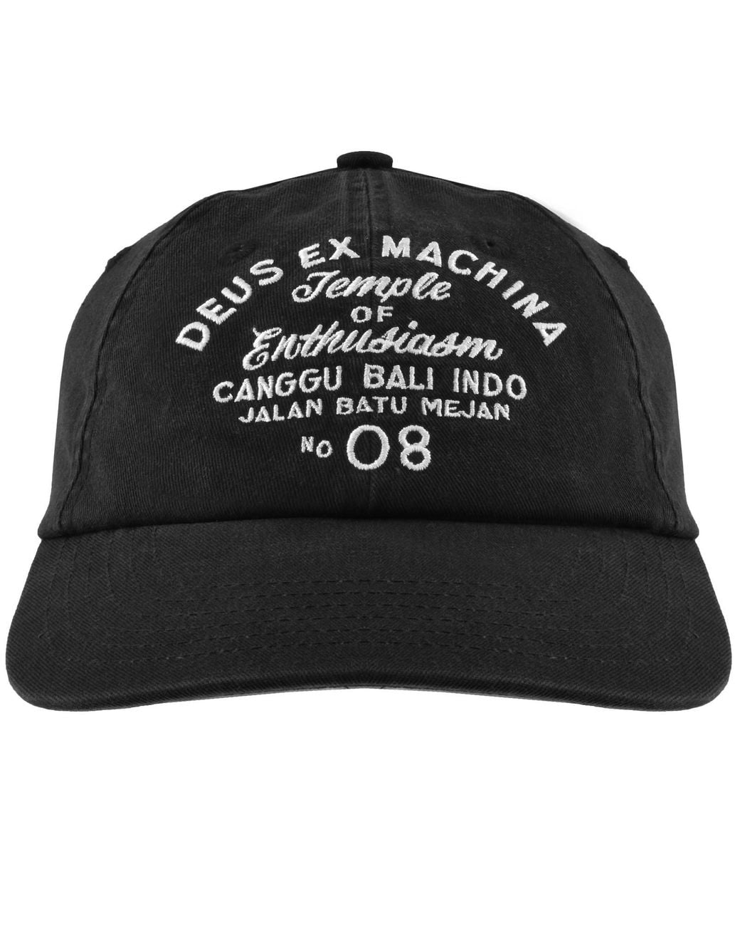 Deus Ex Machina Black Canggu Sign Cap for men