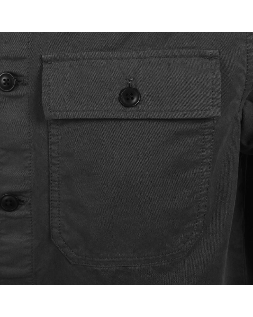 Barbour Black Arlo Overshirt for men