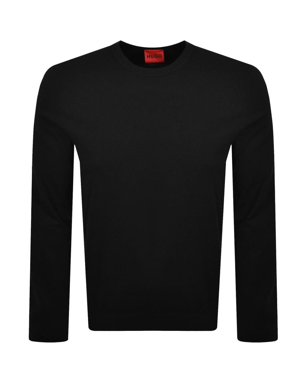 HUGO Black San Cody Knit Jumper for men