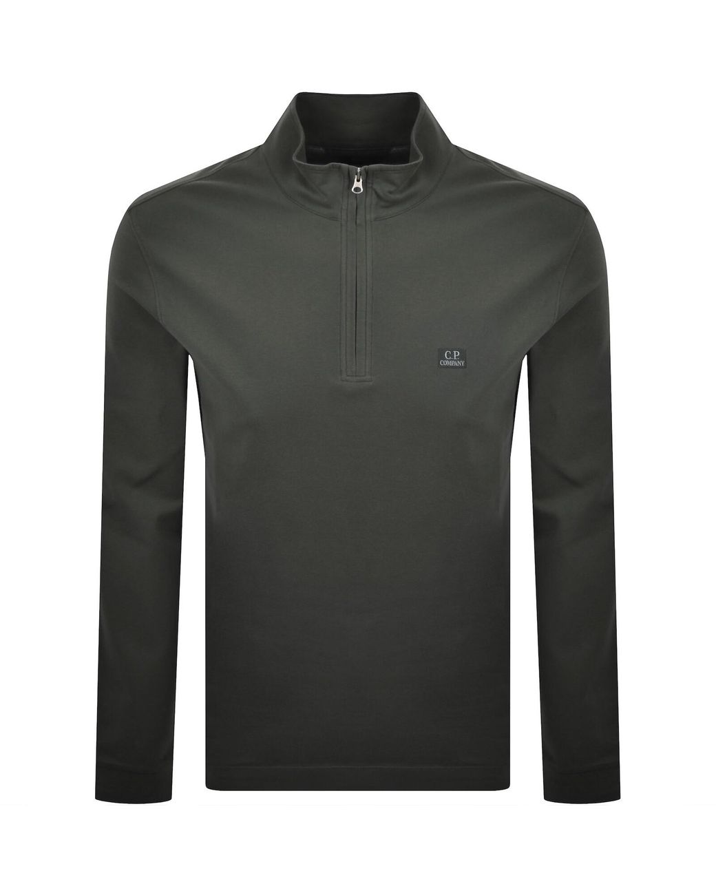 C P Company Green Cp Company Long Sleeve Polo T Shirt for men