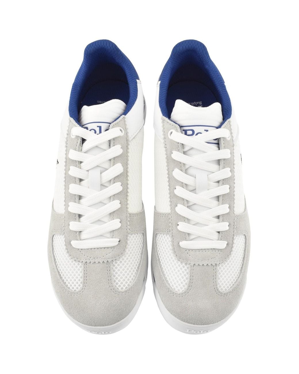 Ralph Lauren White Varick Trainers for men