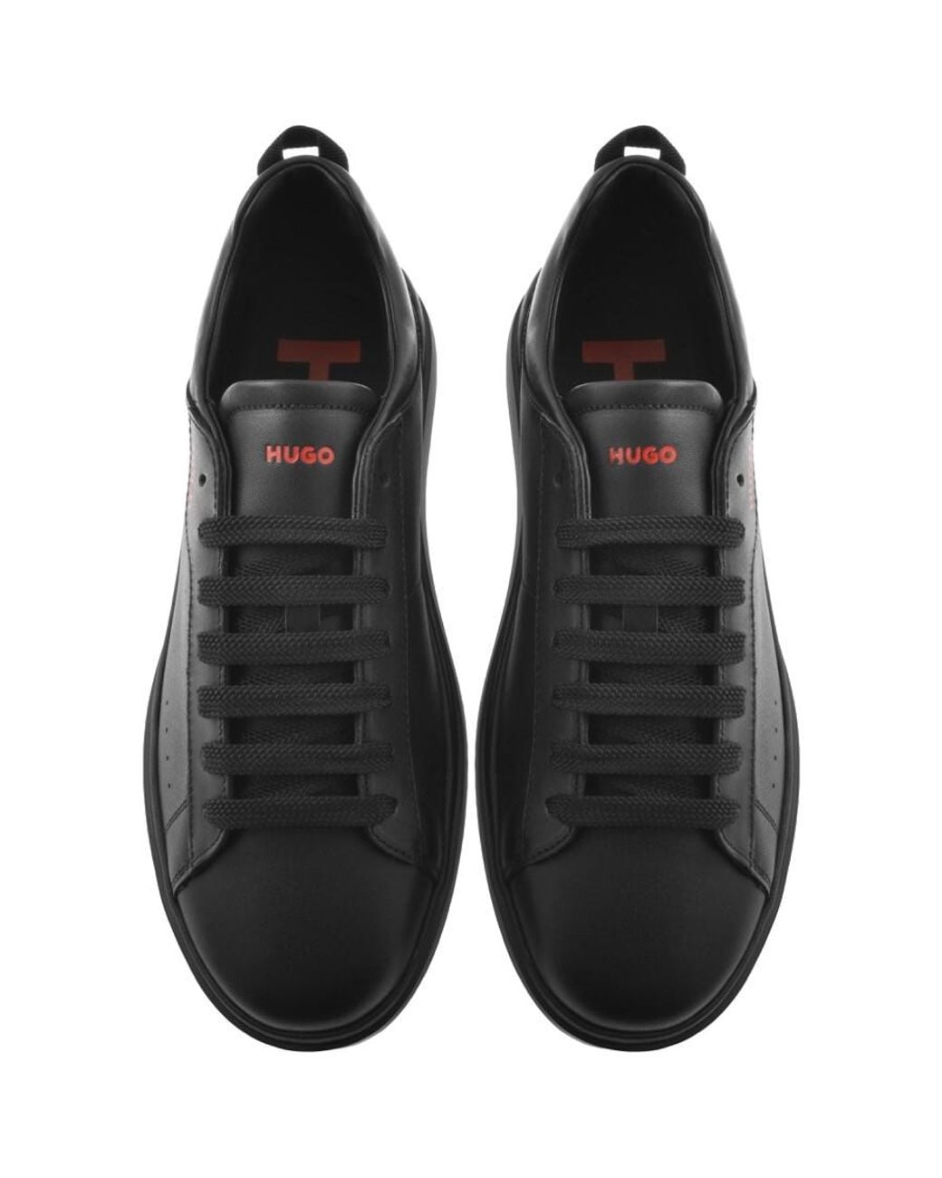 HUGO Black Blake Tennis Trainers for men