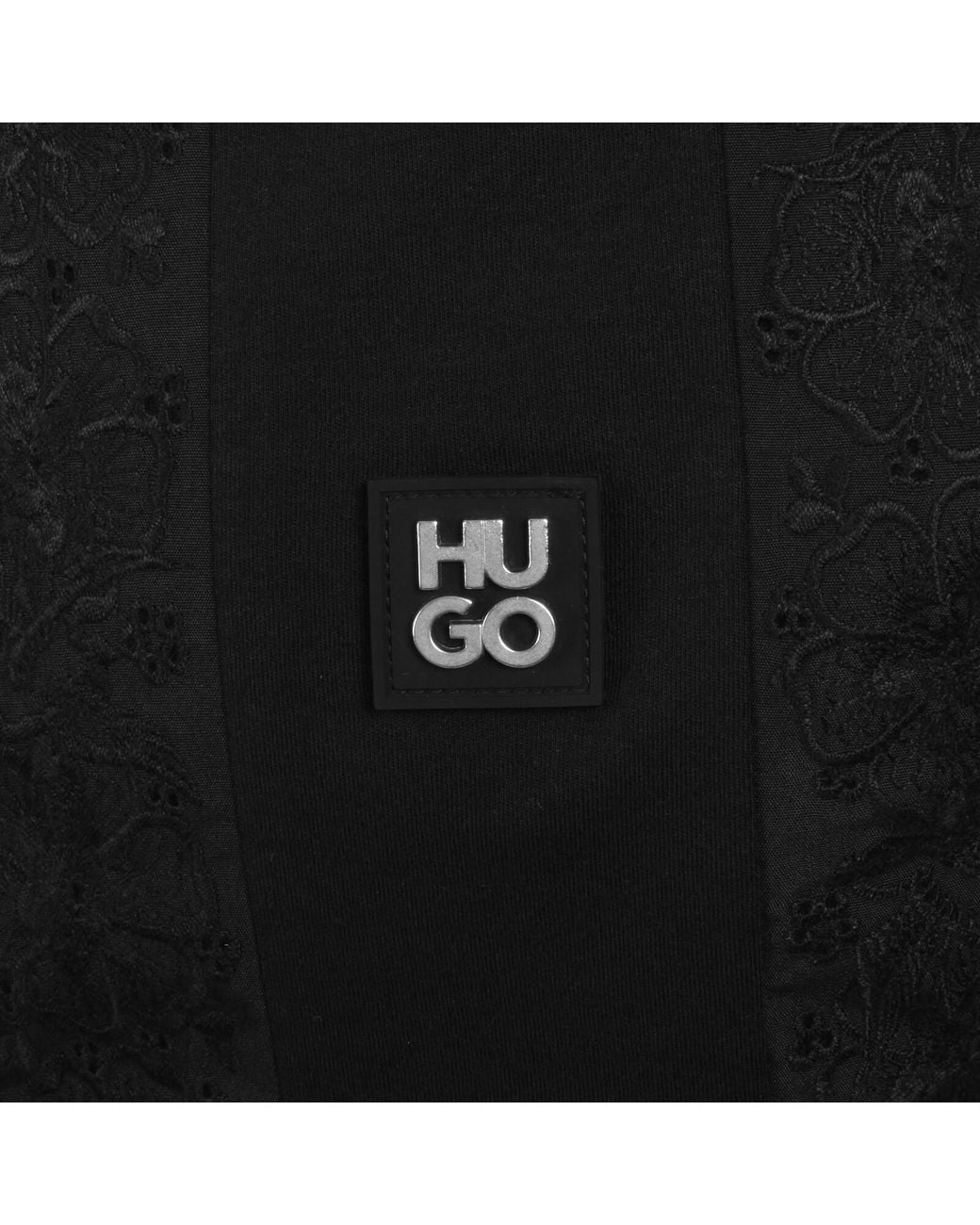HUGO Black Dromos Polo T Shirt for men