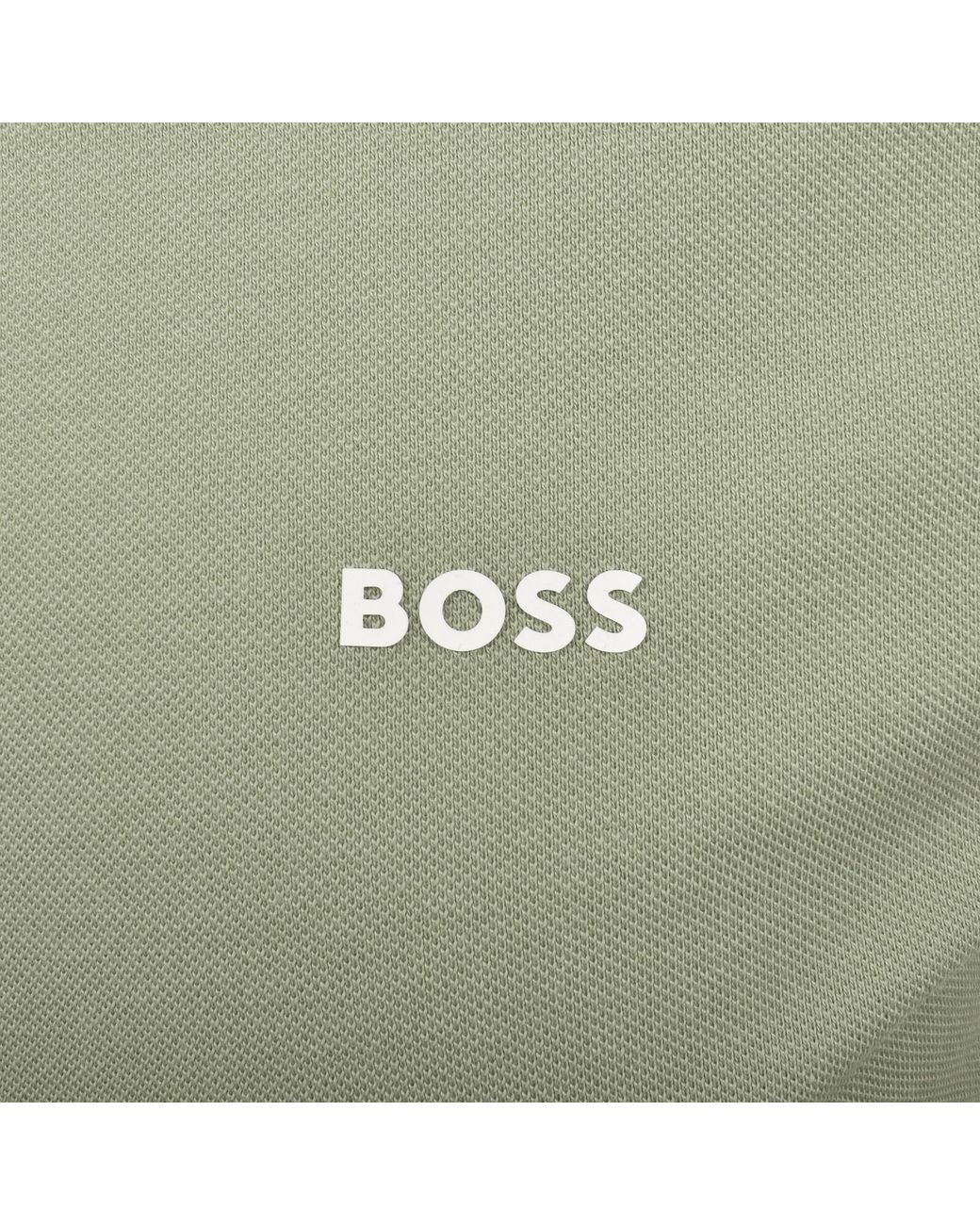 BOSS BUSINESS Green Boss Parlay 190 Polo T Shirt for men