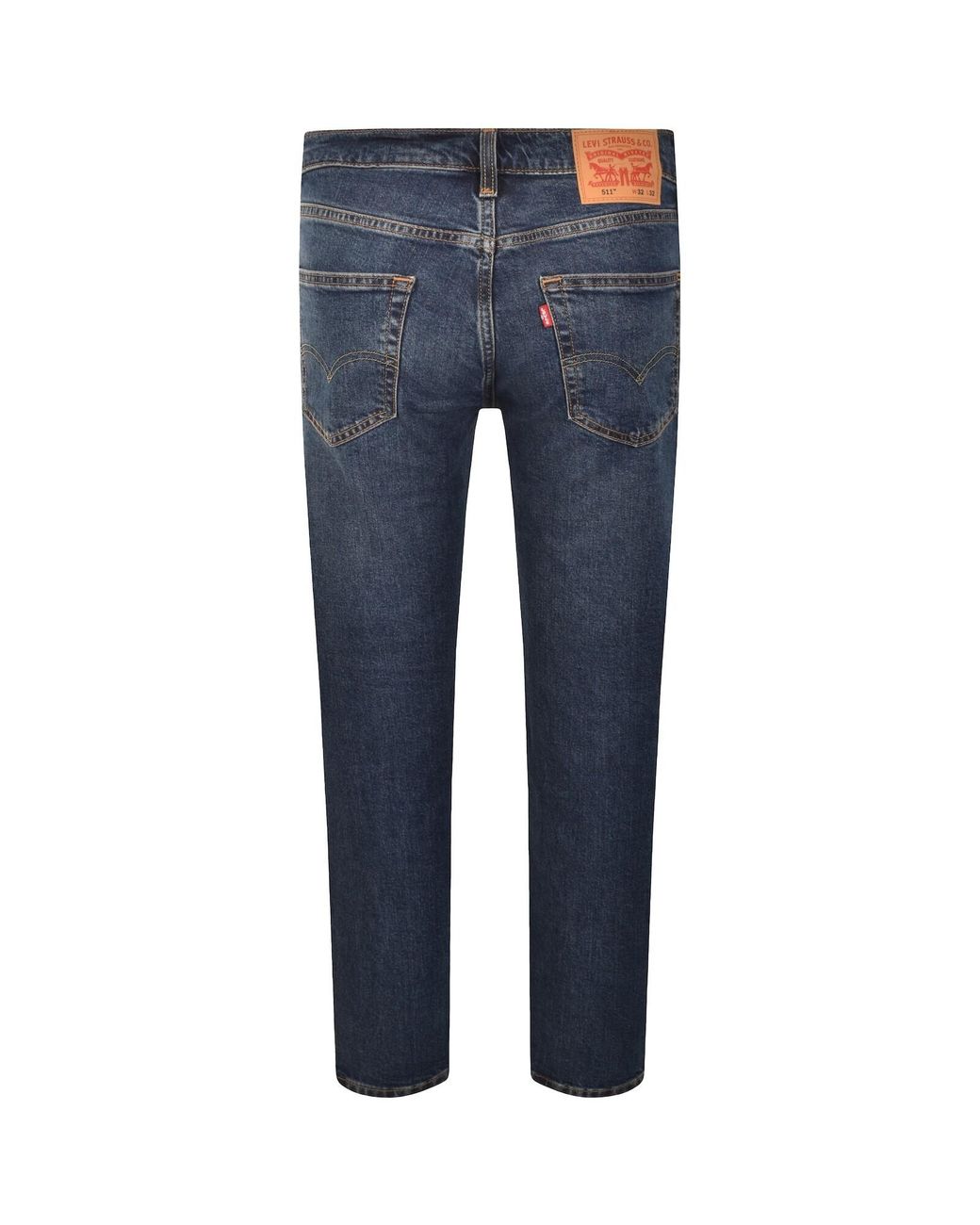 Levi's Blue 511 Slim Fit Stretch Jeans Mid Wash for men