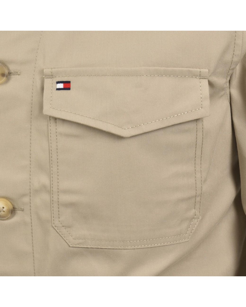 Tommy Hilfiger Natural Nylon Overshirt for men