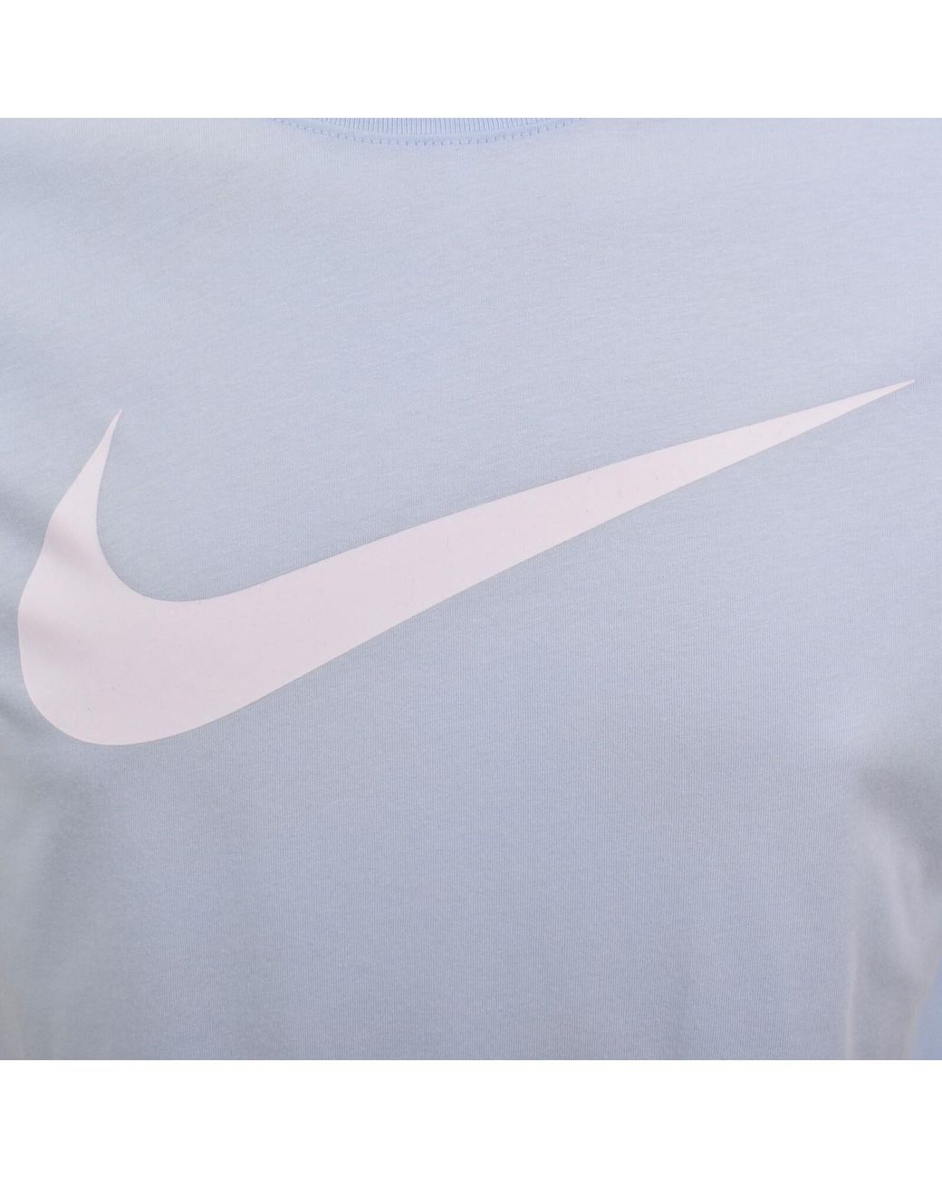 Nike Blue Crew Neck Icon Swoosh T Shirt for men