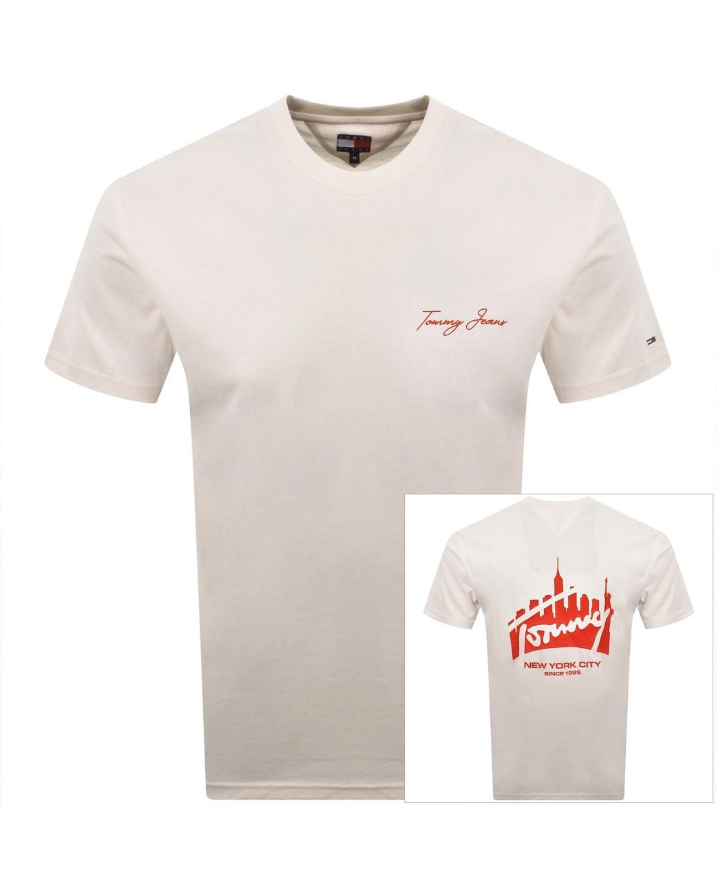 Tommy Hilfiger White Dna T Shirt for men