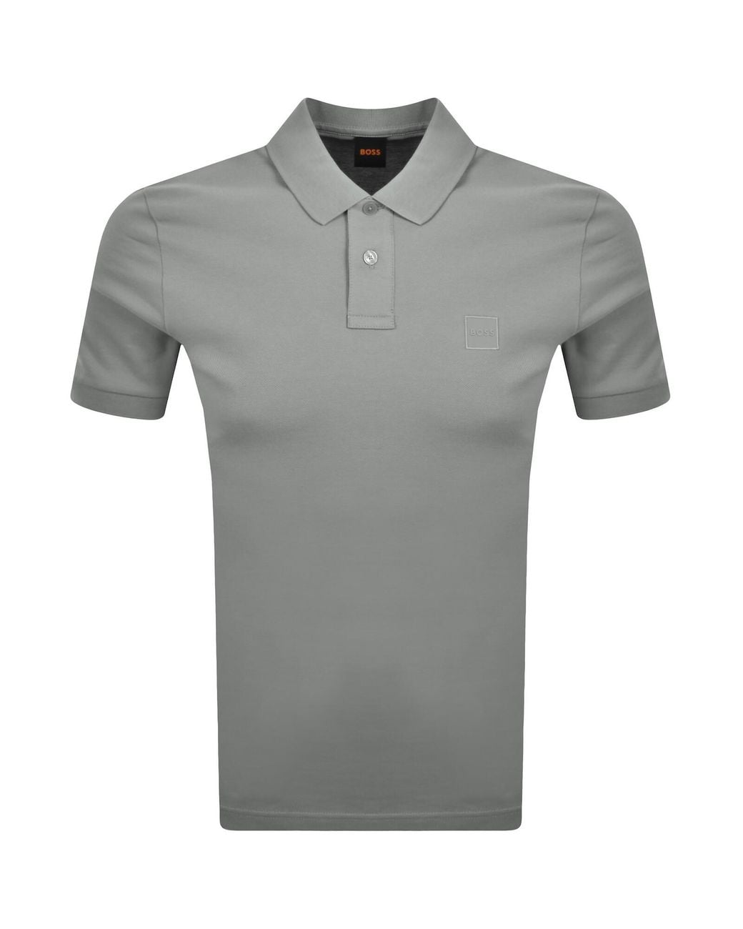 Boss Gray Boss Passenger Polo T Shirt for men