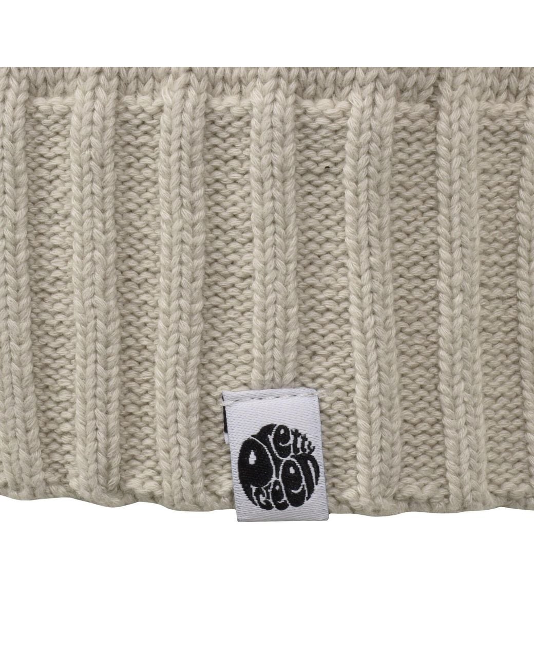 Pretty Green White Paisley Cable Knit Jumper for men