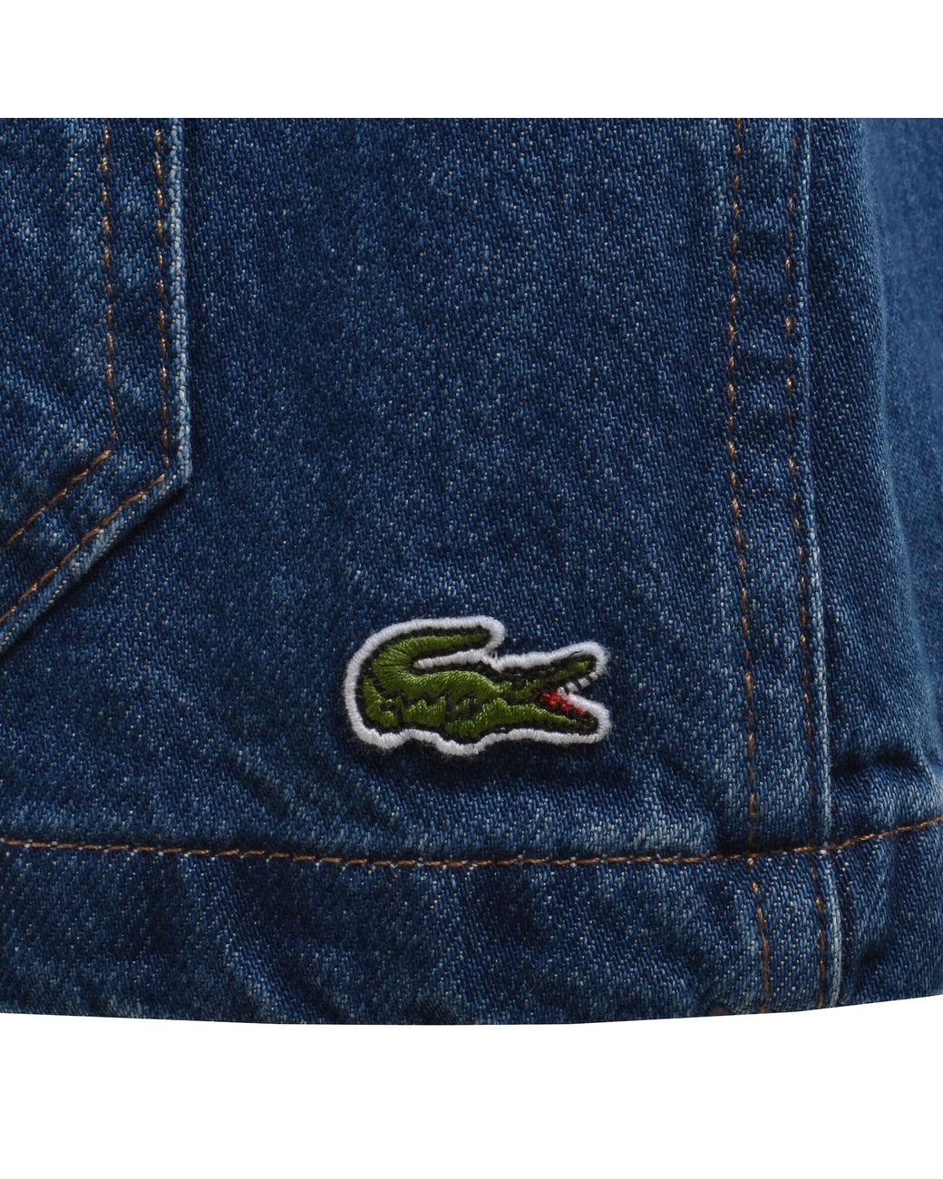 Lacoste Blue Denim Overshirt for men
