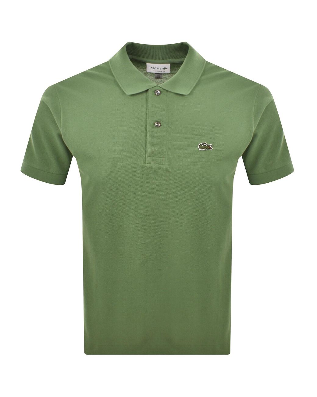 Lacoste Green Short Sleeved Polo T Shirt for men