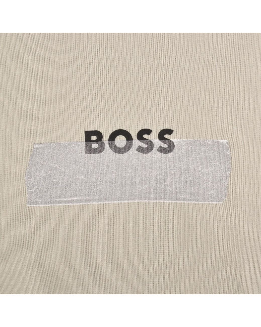 Boss Natural Boss We Logotape Sweatshirt for men