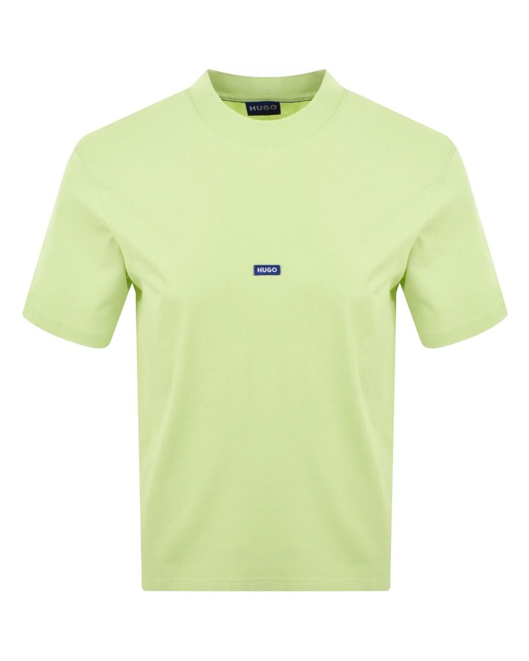 HUGO Green Nieros Logo T Shirt Bright for men