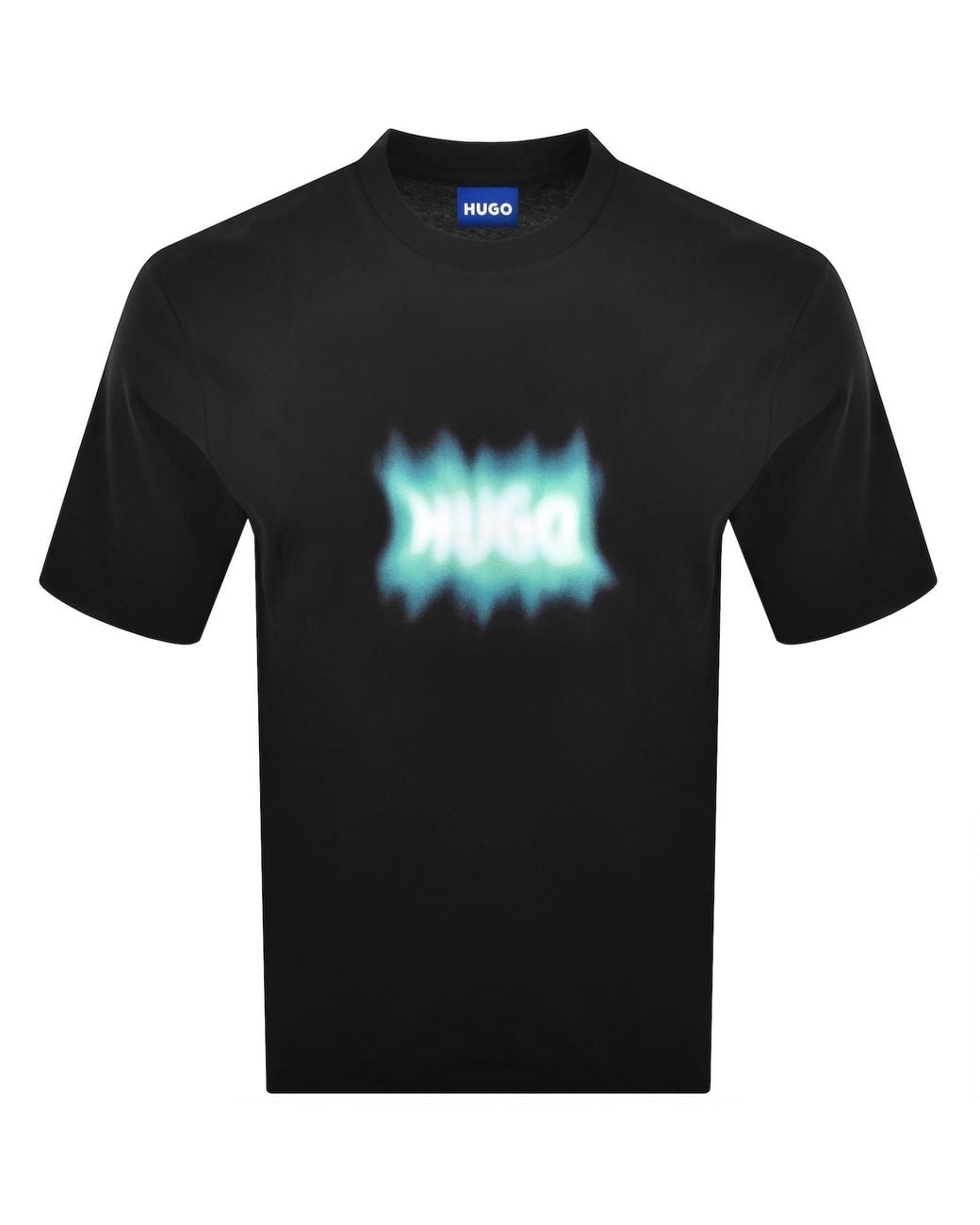 HUGO Black Nuiden T Shirt for men
