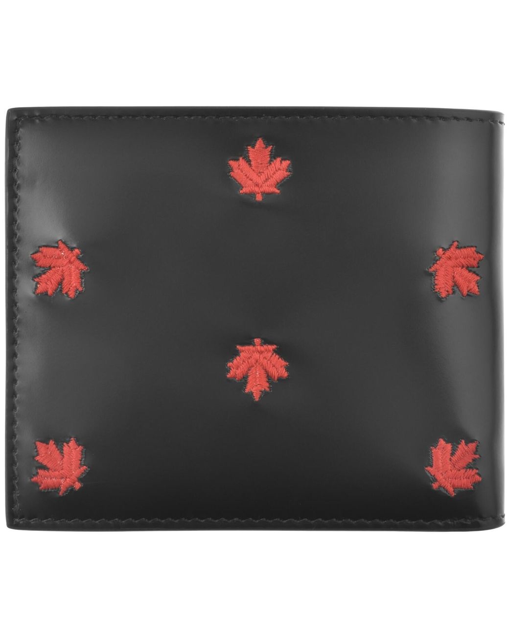 DSquared² Black Maple Trifold Wallet for men