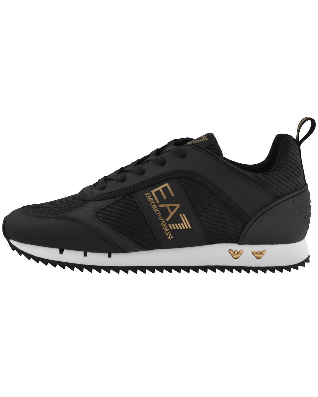 EA7 Black Emporio Armani Trainers for men
