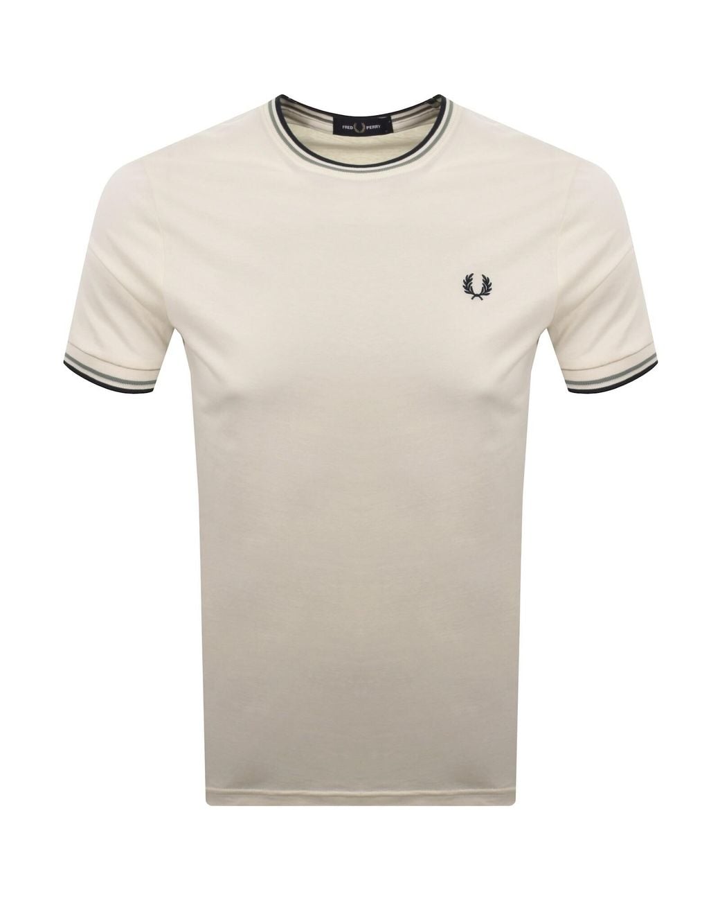 Fred Perry Natural Twin Tipped T Shirt for men