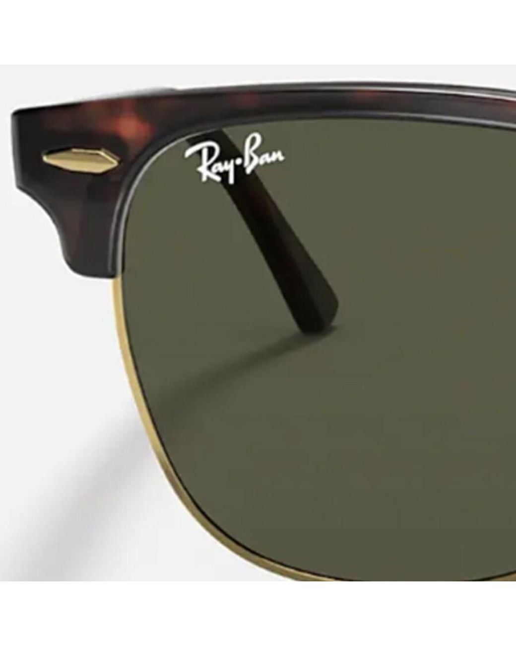 Ray-Ban Green Ray Ban 4456 Clubmaster Sunglasses for men