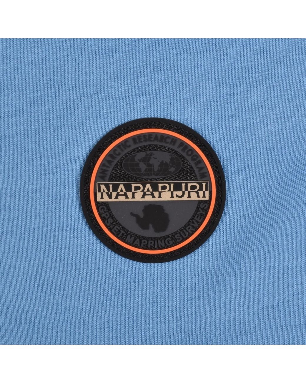 Napapijri Blue S-Badge T Shirt for men