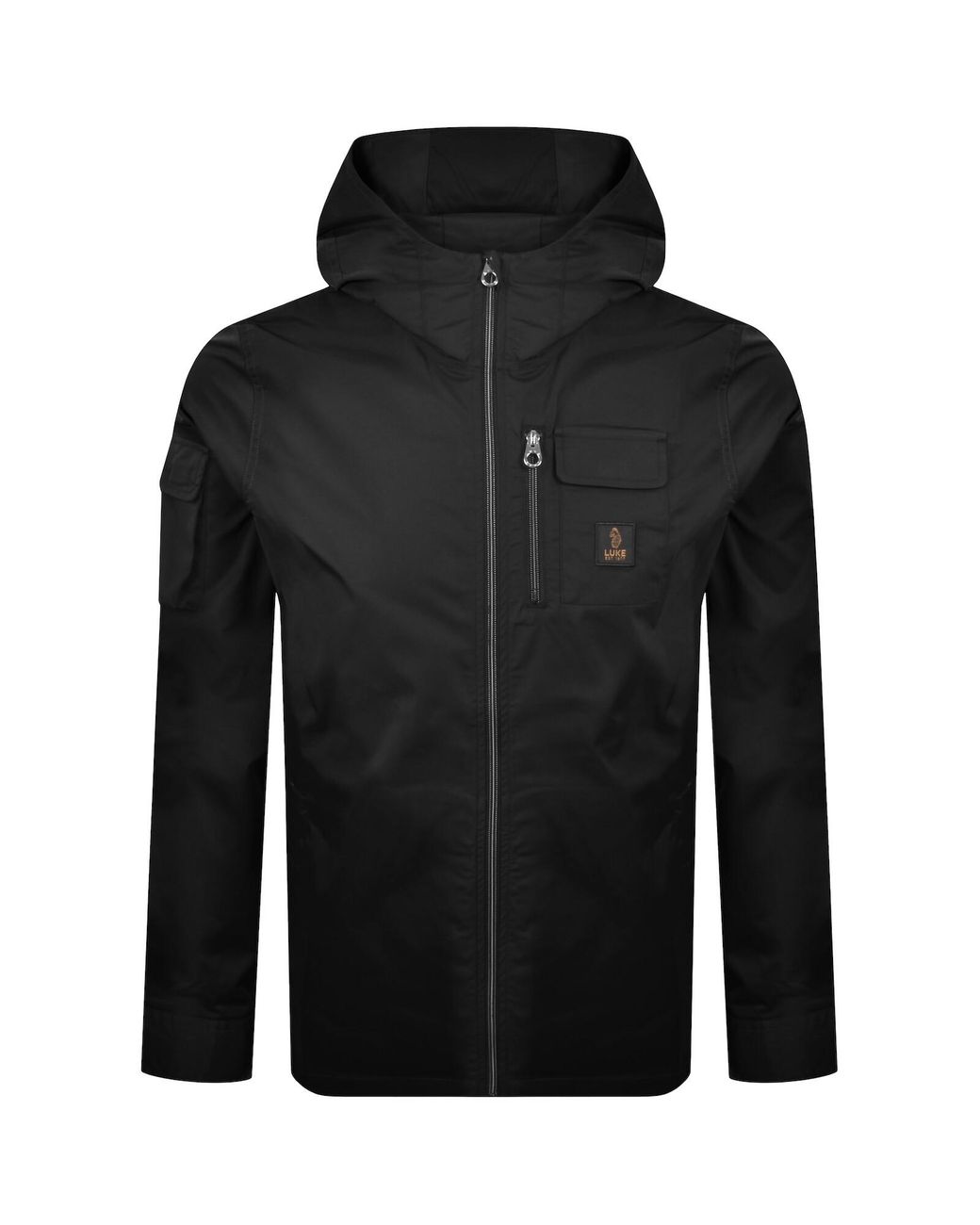 Luke 1977 Black Nepal Hooded Jacket for men