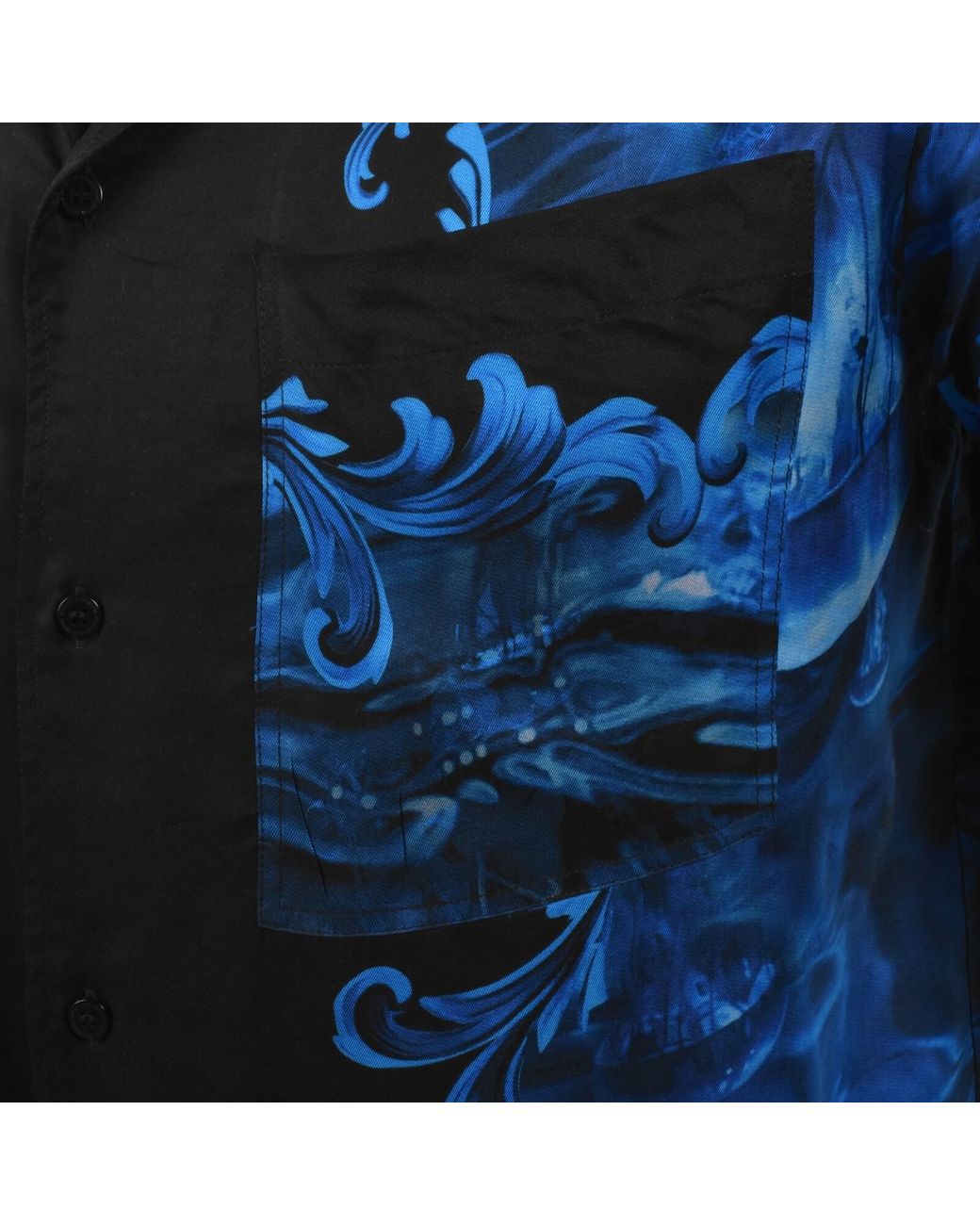 Versace Jeans Blue Couture Short Sleeve Shirt for men