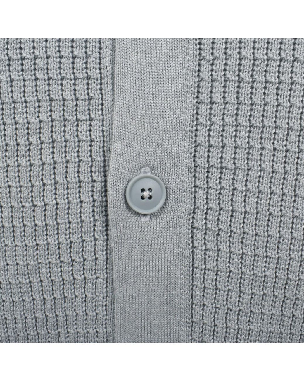 Boss Gray Boss Akepalo Knit Polo Shirt for men
