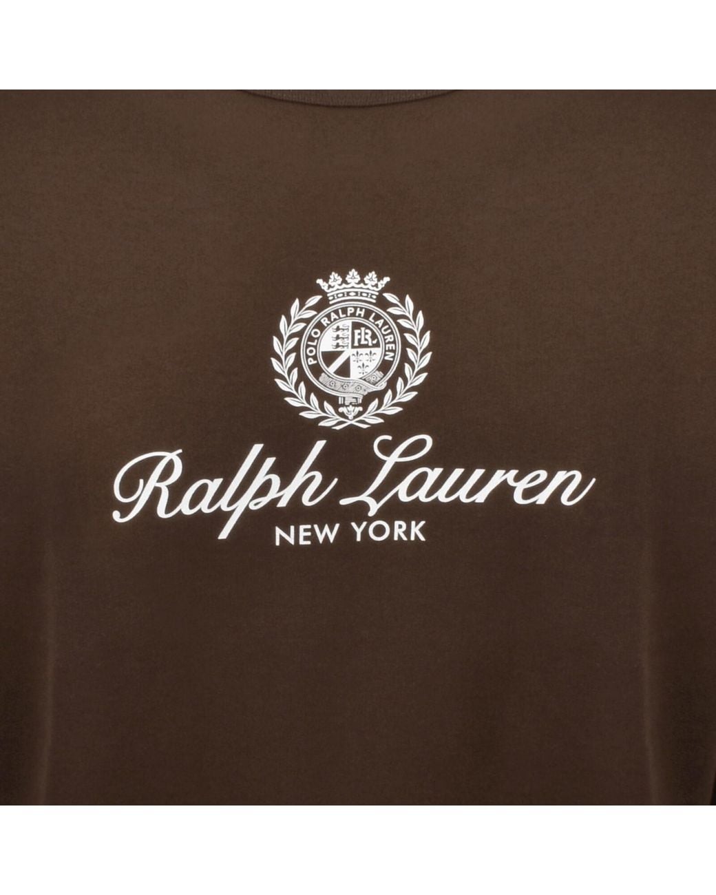Ralph Lauren Brown Logo Sweatshirt Branch for men