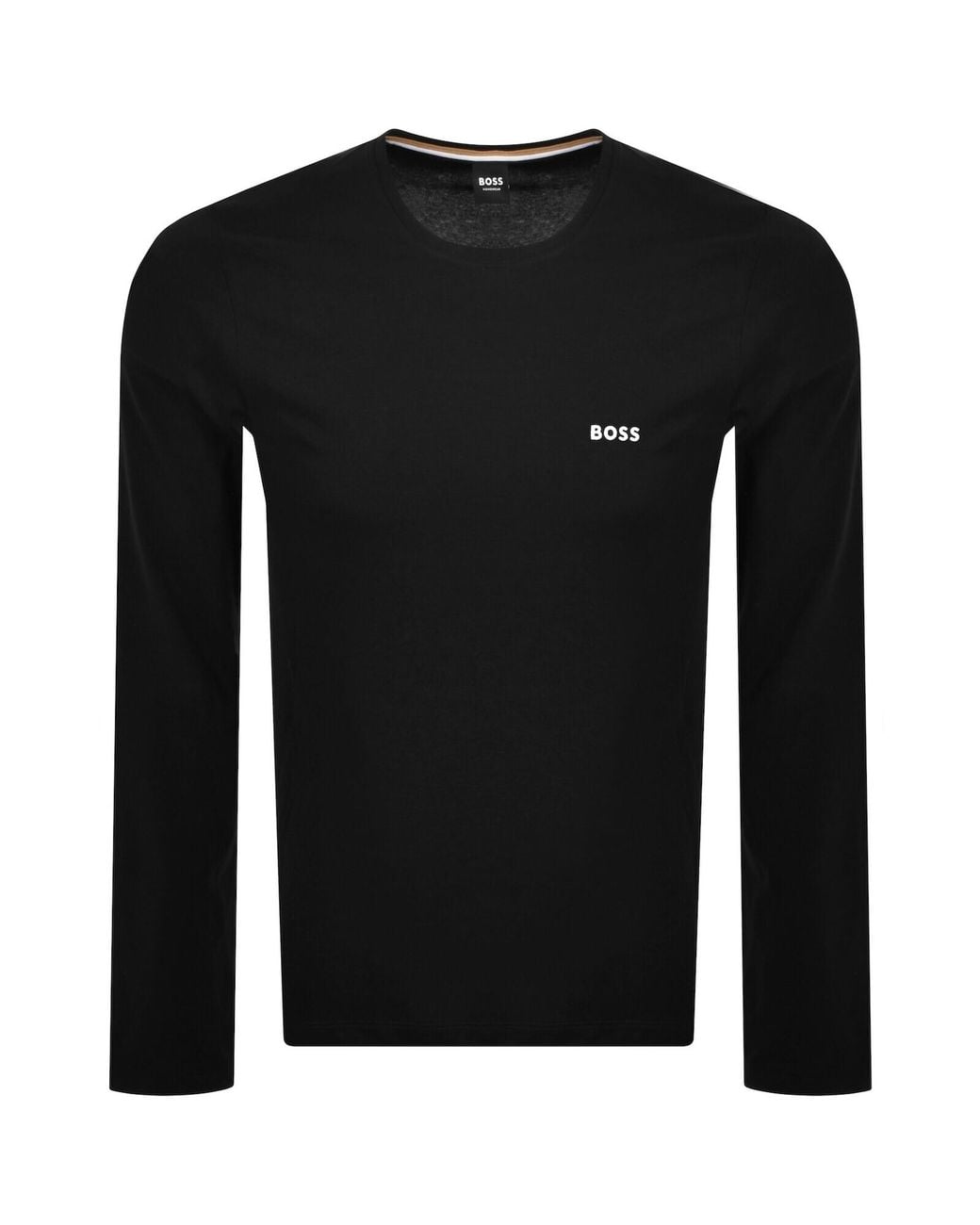 BOSS BUSINESS Black Boss Mix And Match Long Sleeve T Shirt for men