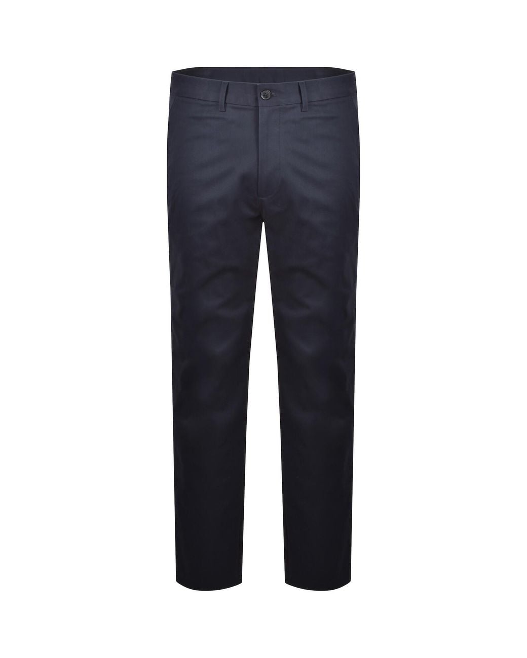 Calvin Klein Blue Slim Sateen Chino Trousers for men