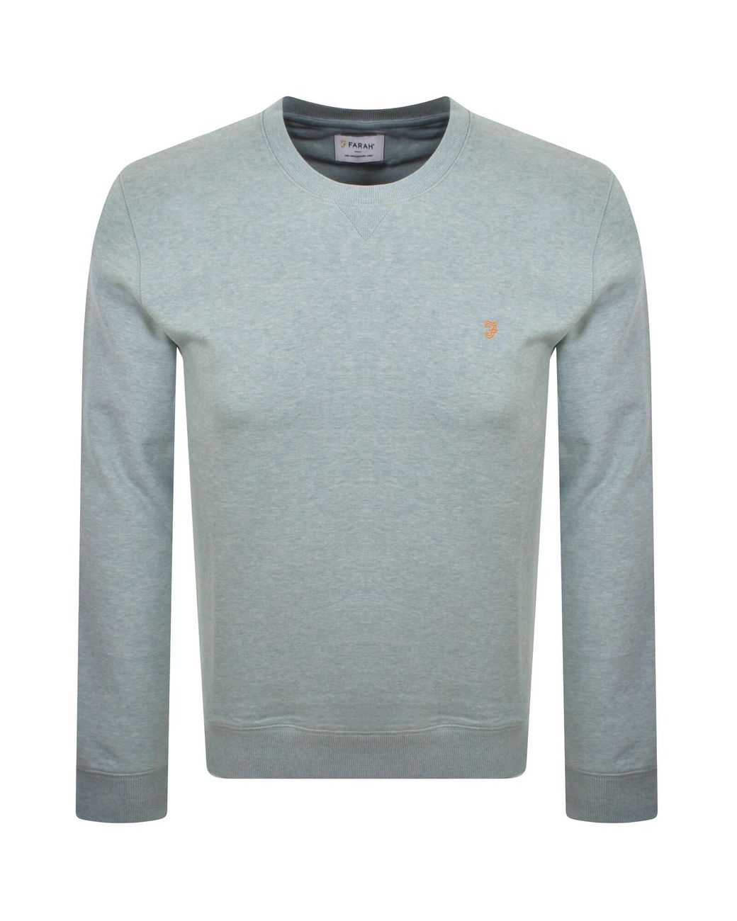 Farah Blue Farah Tim New Crew Neck Sweatshirt for men