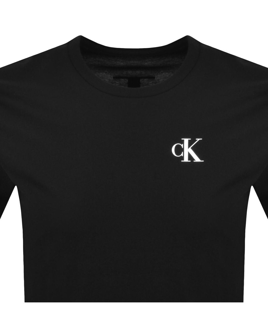 Calvin Klein Black Jeans Monologo T Shirt for men