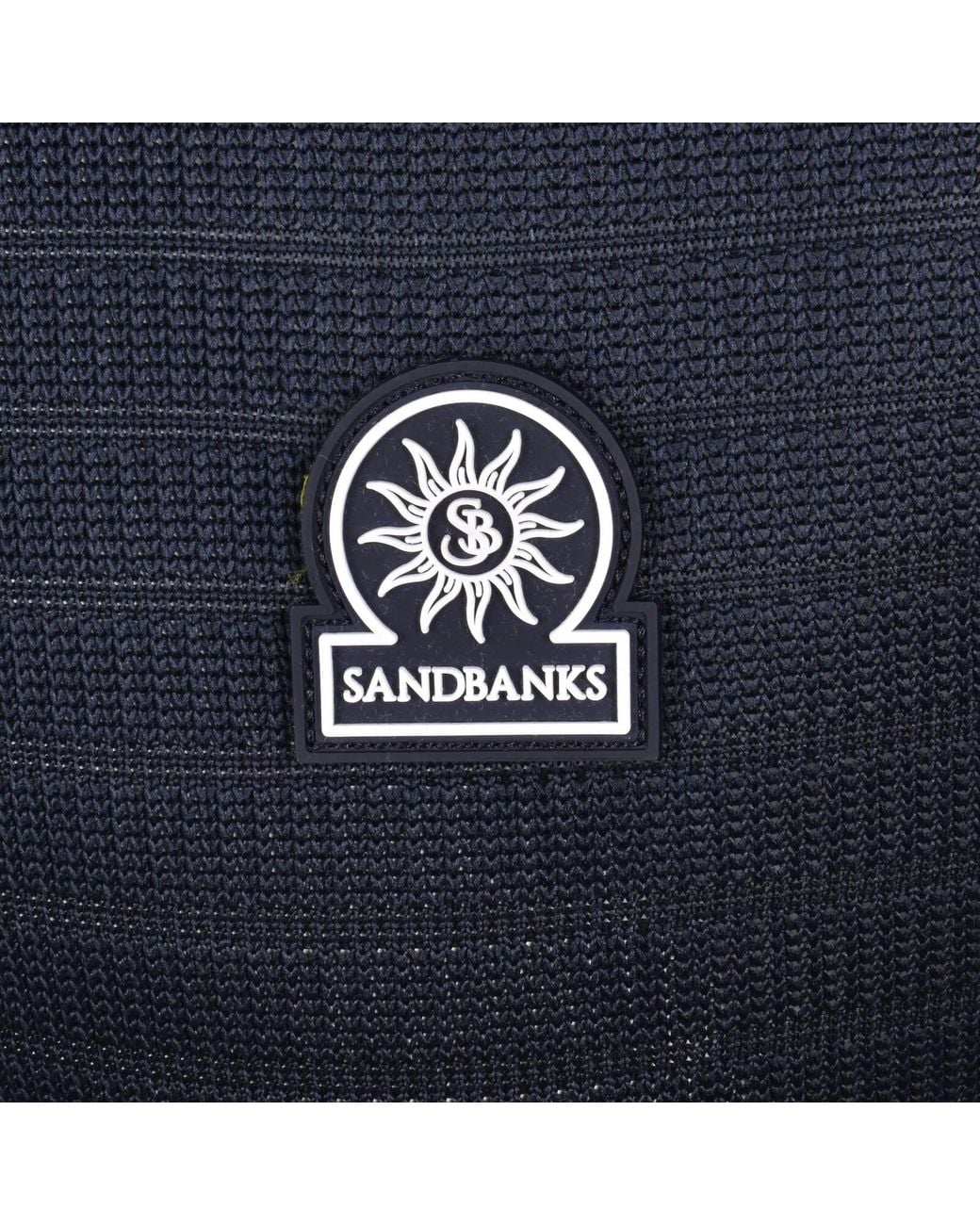 Sandbanks Blue Textured Jacquard T Shirt for men
