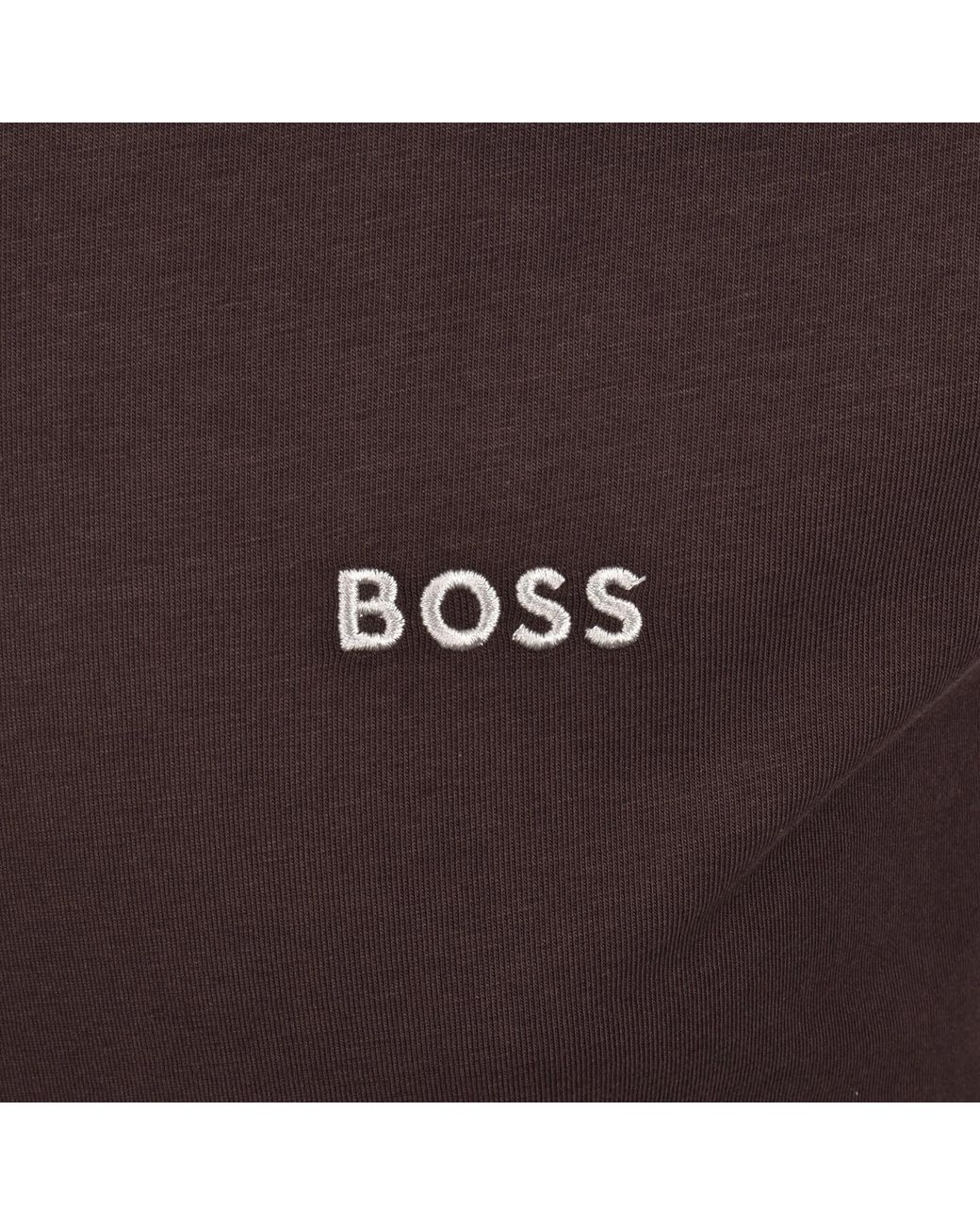 BOSS BUSINESS Brown Boss Mix And Match Long Sleeve T Shirt for men