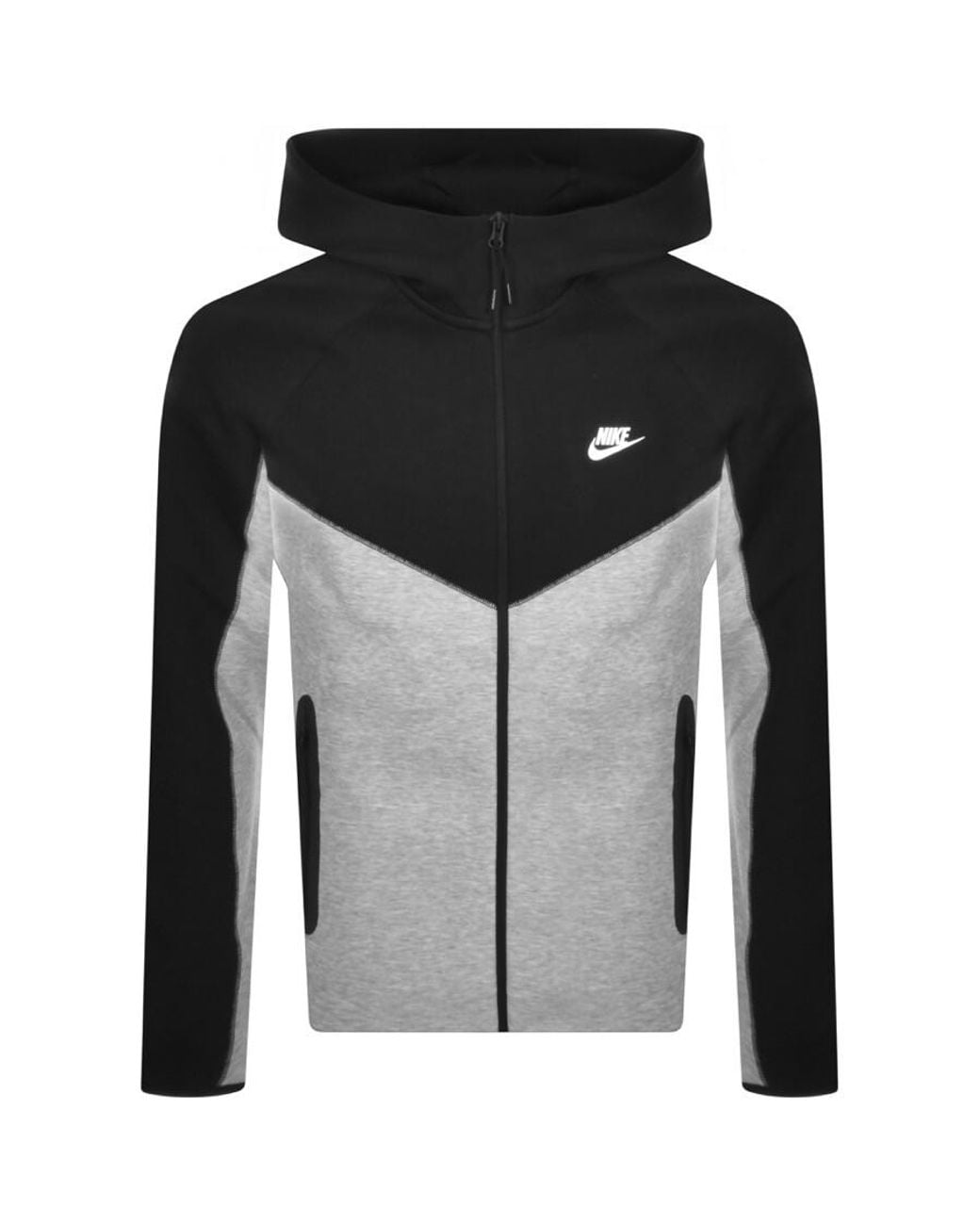 mens nike tech tracksuit grey