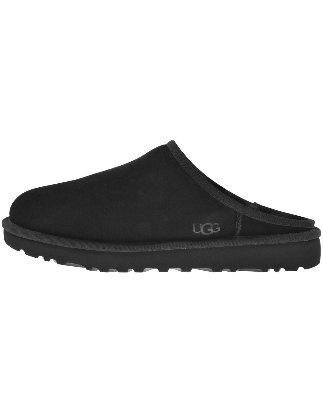 Nabuck UGG Slip On Slippers in Black for Men | Lyst