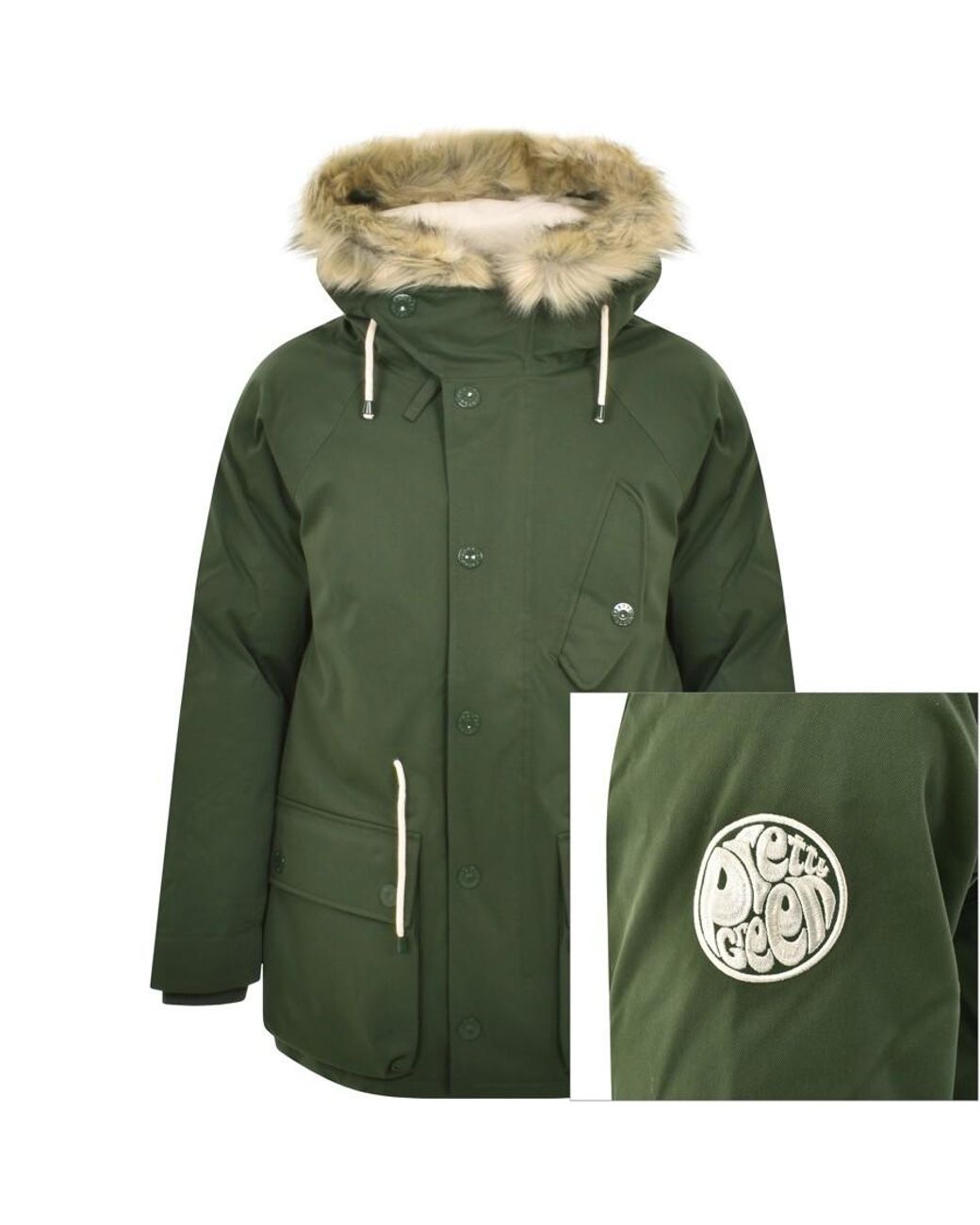 Pretty Green Pretty Field Puffer Jacket in Green for Men Lyst UK