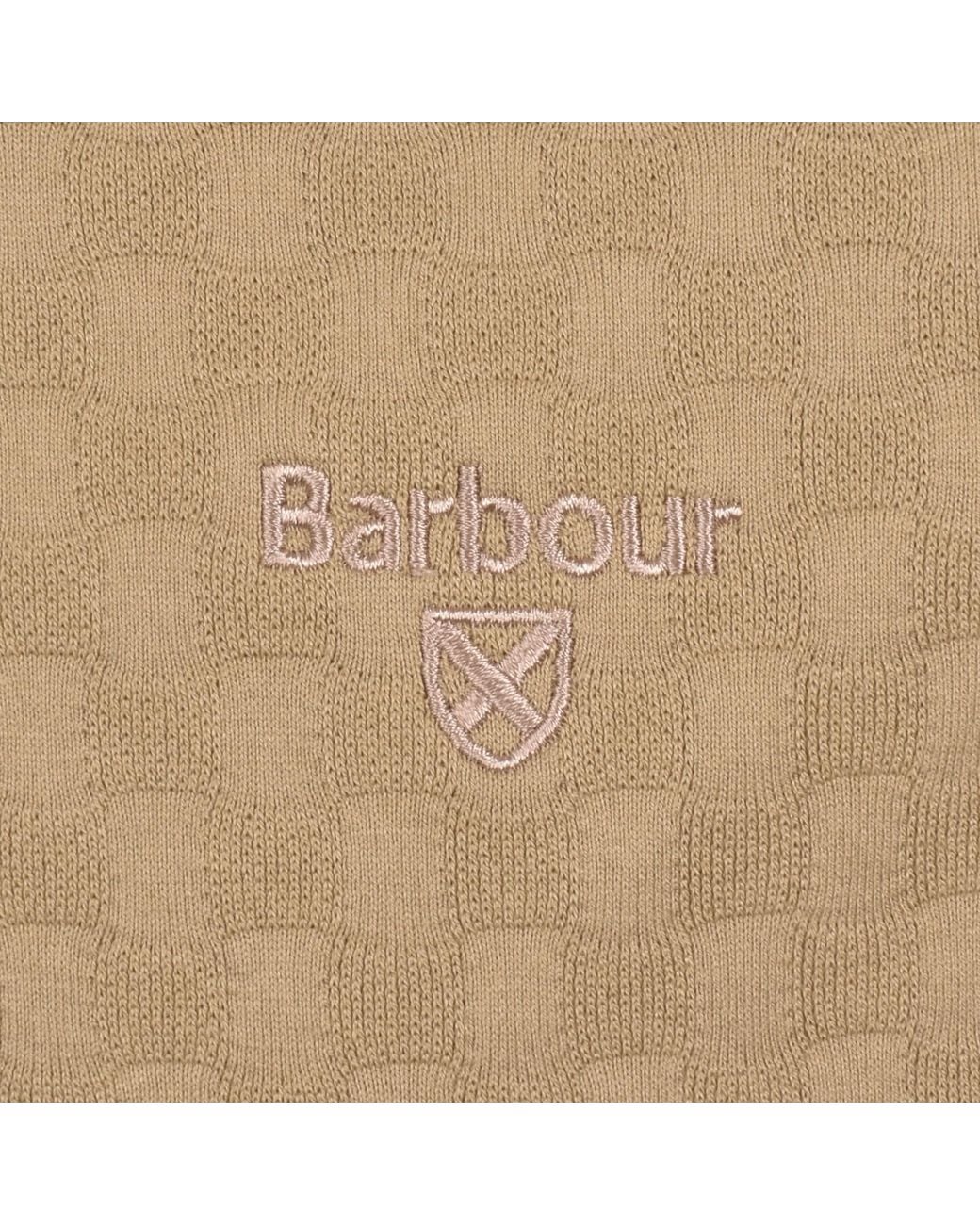Barbour Natural Hockham Tailored Fit Polo Stone for men