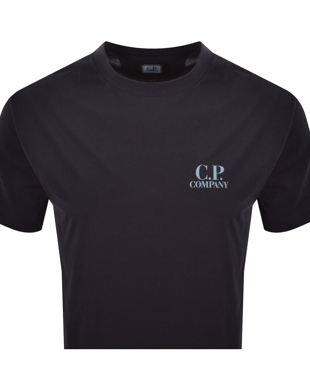 C P Company Blue Cp Company Logo T Shirt for men
