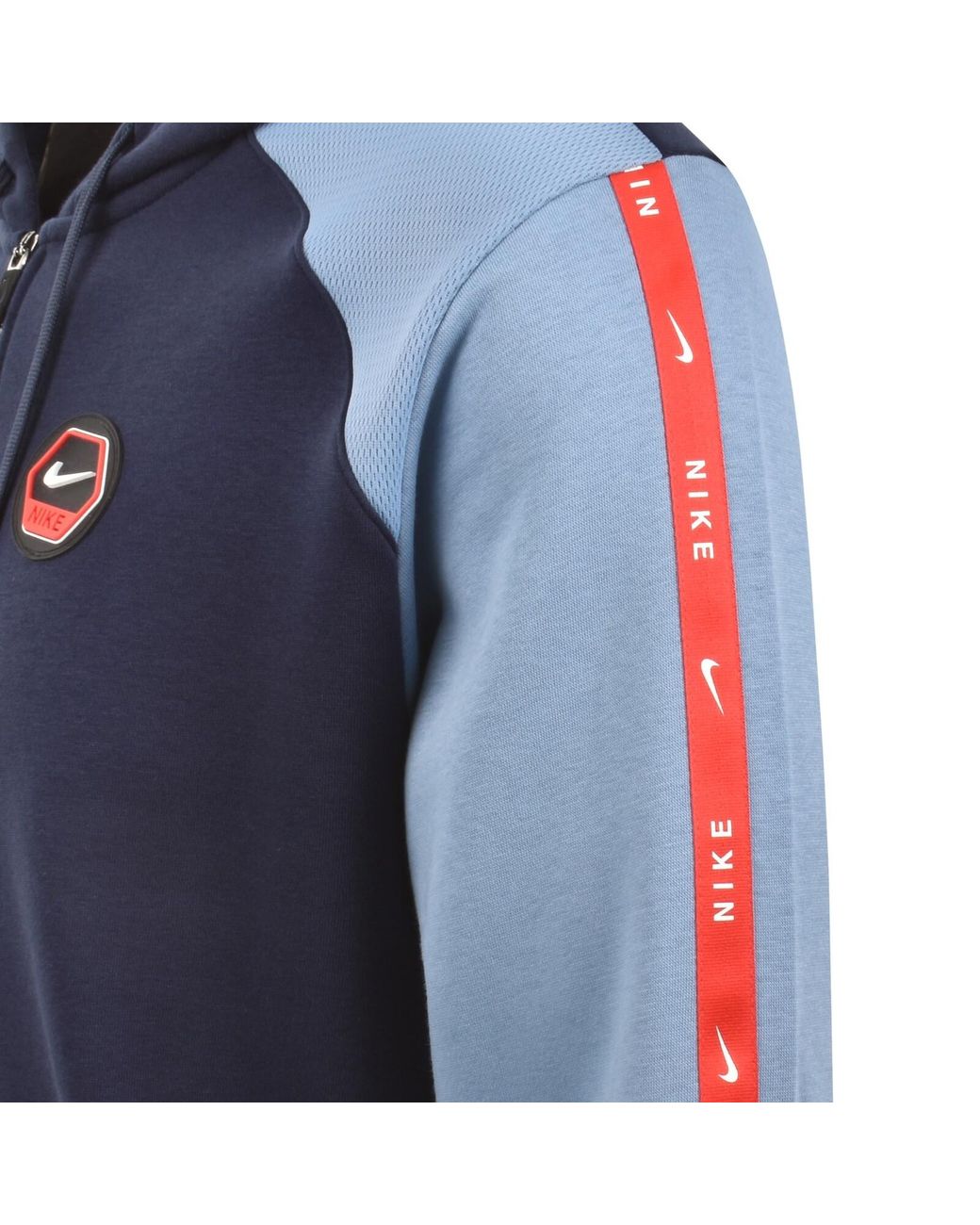 Nike Blue Full Zip Hoodie Obsidian for men