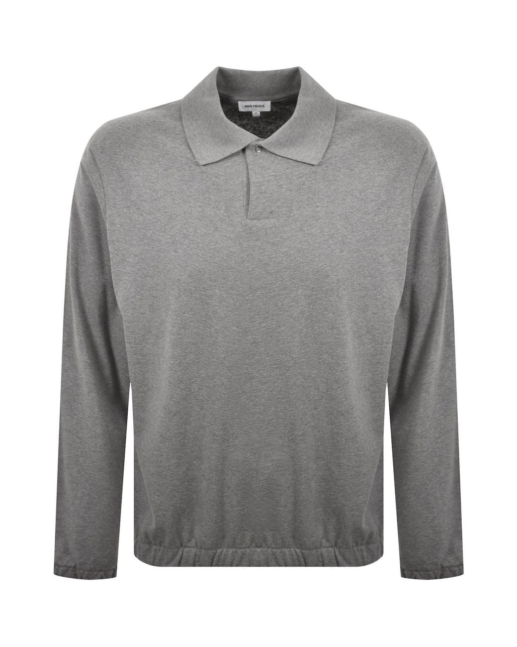 Norse Projects Gray Sylane Jersey Polo for men