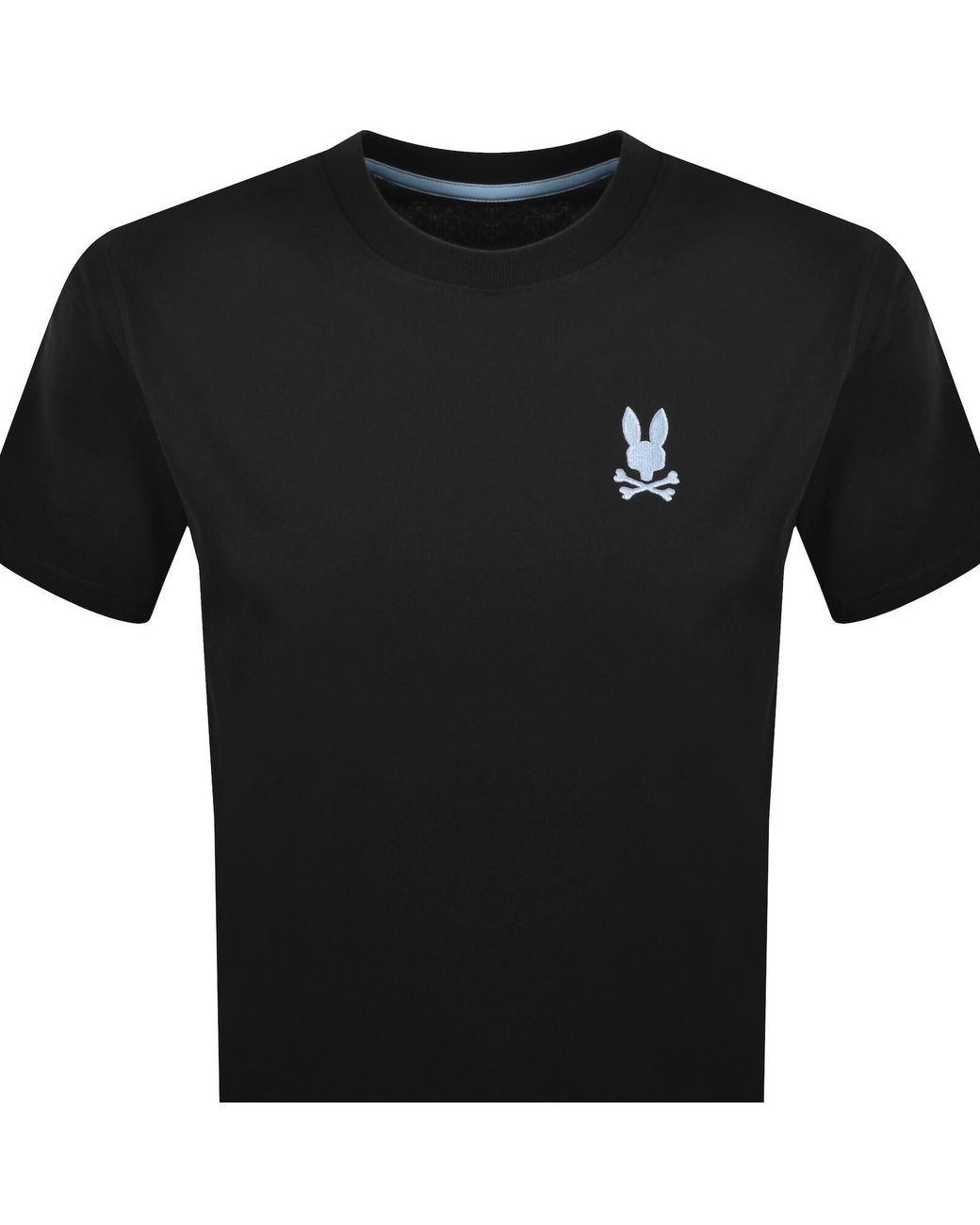 Psycho Bunny Black Aiden Back Graphic T Shirt for men