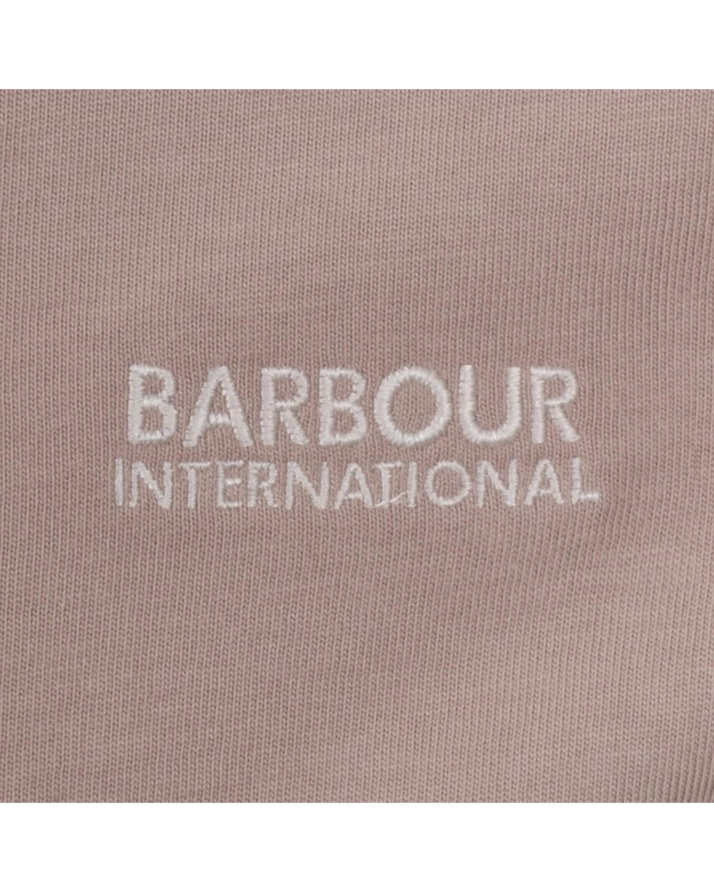 Barbour Gray Burnwood Tipped T Shirt for men