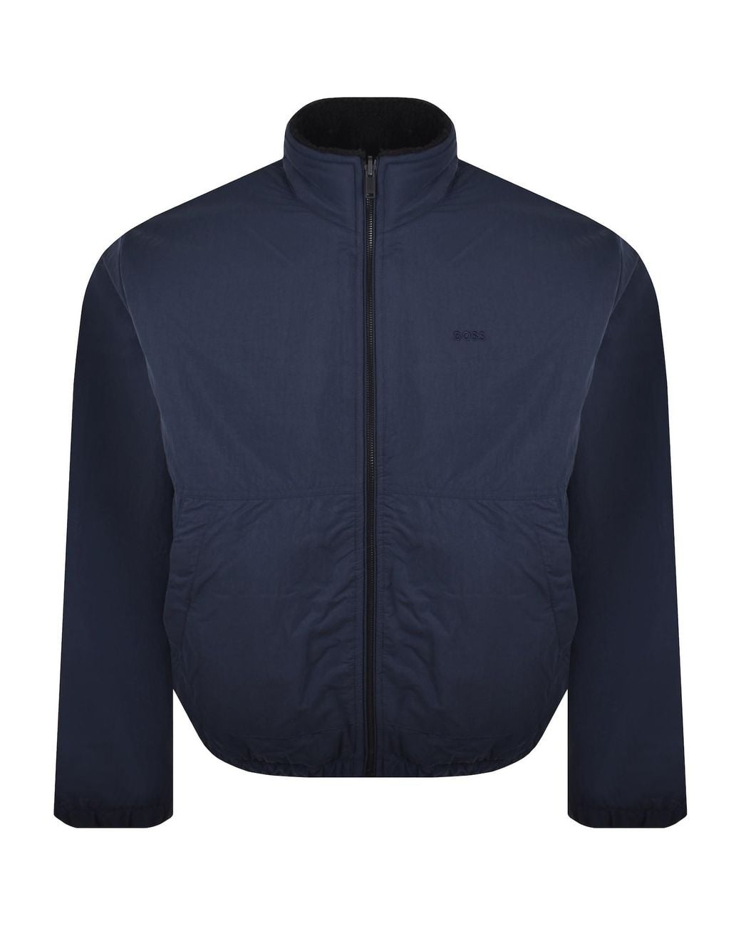 Boss Blue Boss Teddyflip Reversible Jacket Dark for men