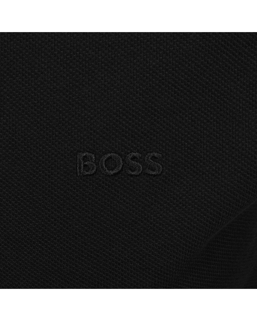 BOSS BUSINESS Black Boss Pallas Polo T Shirt for men