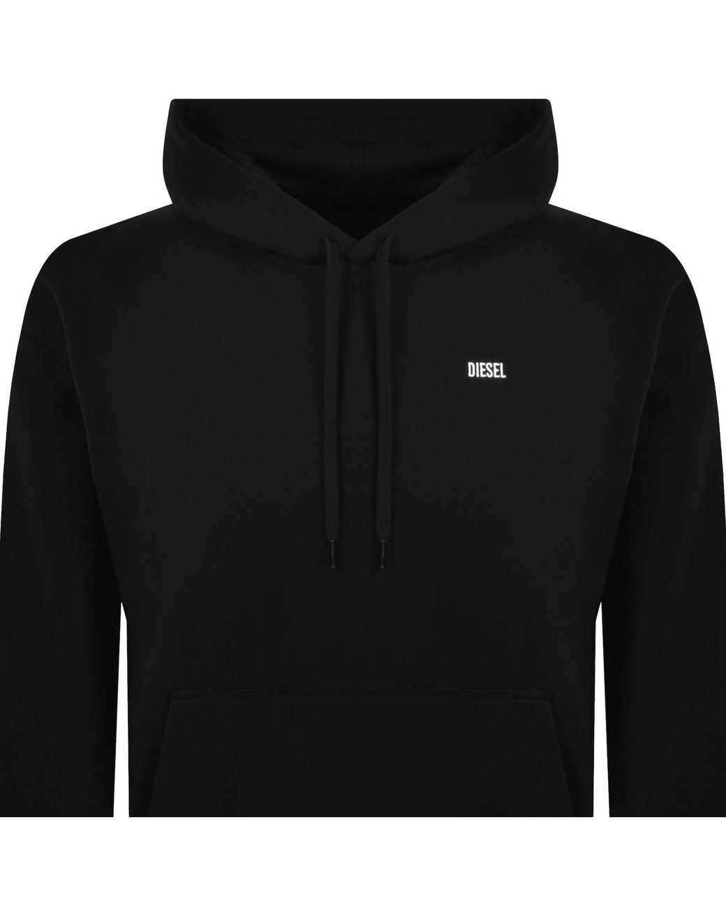 DIESEL Black S Macs Hoodie for men
