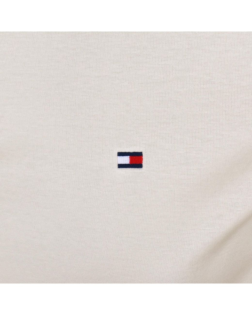 Tommy Hilfiger Natural Mixed Media Polo T Shirt for men