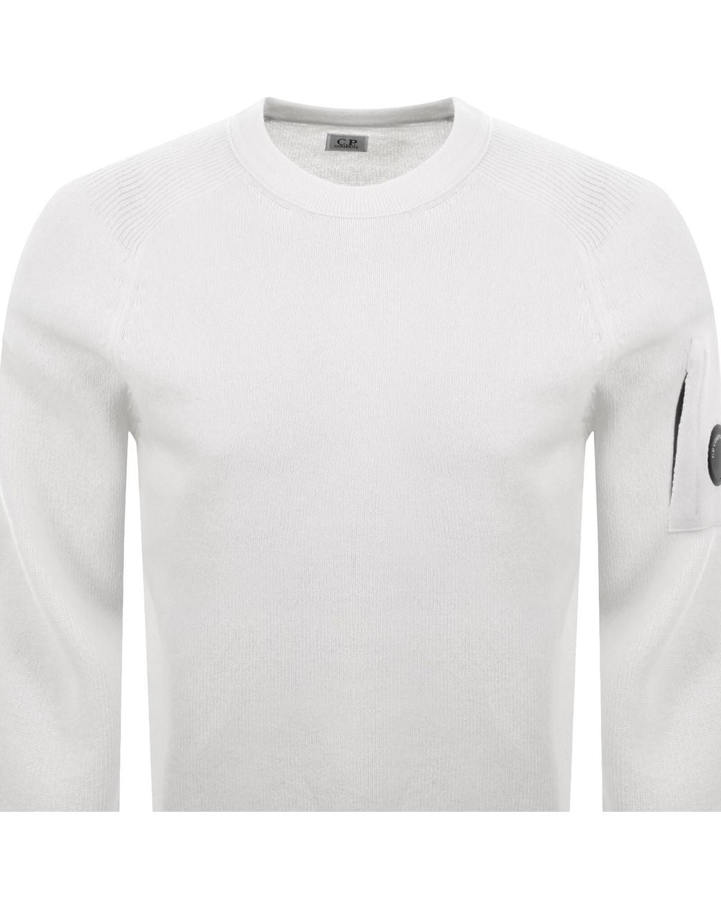 C P Company White Cp Company Knit Jumper Off for men